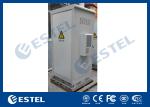 Galvanized Steel Thermostatic Outdoor Telecom Cabinet , Outdoor Electronics