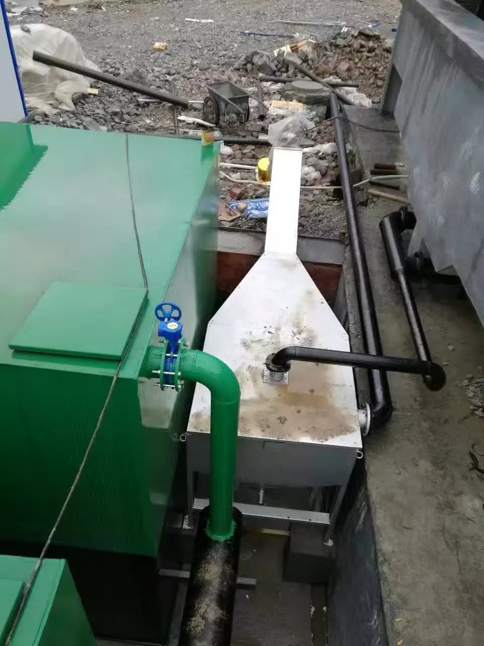 SS304 Wastewater Treatment Device , 0.80Kw DAF Wastewater Treatment System