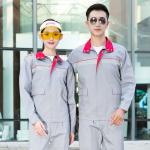 Long-Sleeve Work Clothes Suit Male Wear-Resistant Factory Clothing Workshop