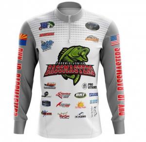 China Long Sleeve Fishing Tournament Jerseys Embroidered Design Practical on sale