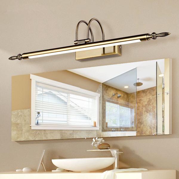 Bathroom Mirror Lamp Waterproof Retro Bronze/Nickel Cabinet Vanity Light(WH-MR