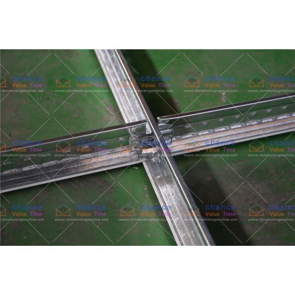 Fully Automatic T-Shaped Keel Forming Machine For Store Ceiling