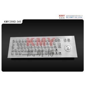China Panel Mounting Vandal Proof Keyboard Waterproof Dustproof Design on sale