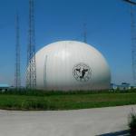 Free Standing Double Membrane Biogas Storage Tanks