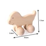 9/Style Baby Building Blocks Toy Maple Car Mahogany Classic Car Black Walnut