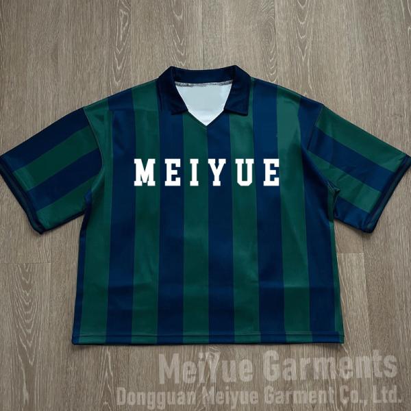 Custom Jersey Embroidered Logo Graphics Boxy Tees Drop Shoulder Heavyweight