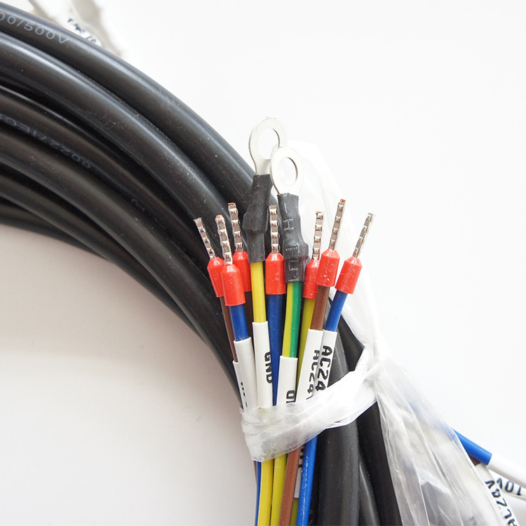 Ring U Shaped Custom Wire Harness Terminal Cable Assembly For Computer