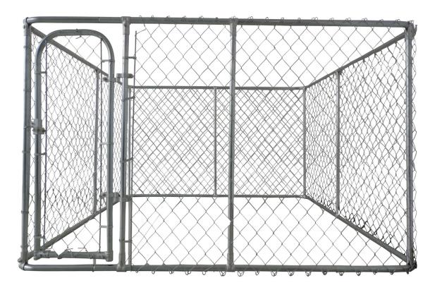 Weld Wire Dog Fencing black Powder Coated 25mmx25mm 6'height x 5' width x 6'