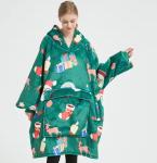 Anime Print Design Thick Hoodie Blanket Hoodie Fleece Tv Blanket