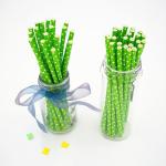 Wood Pulp Waterproof Paper Straws Earth Friendly Various Colors For Festival