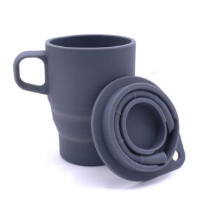 Wholesale Private Logo 350ML Collapsible Silicone Coffee Cup from china suppliers