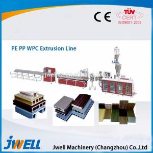 Wholesale Jwell hot sale PE &amp; PP wood plastic composite extrusion line from china suppliers
