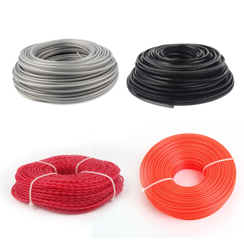 1.0mm-5.0mm Dual-power Nylon Trimmer Line for Garden Trimmer Customized ODM Support