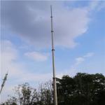 CCTV Poles Integrated 6063 Aluminum Anodized Surveillance Mast
