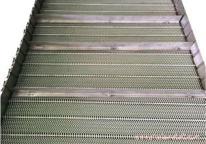 Wholesale Baffle Mesh Stainless Steel Conveyor Chain Belt High Allowable Belt Tension from china suppliers