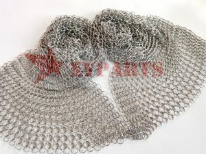 Wholesale Space Partition Stainless Steel Metal Ring Mesh 1.2mmx10mm from china suppliers
