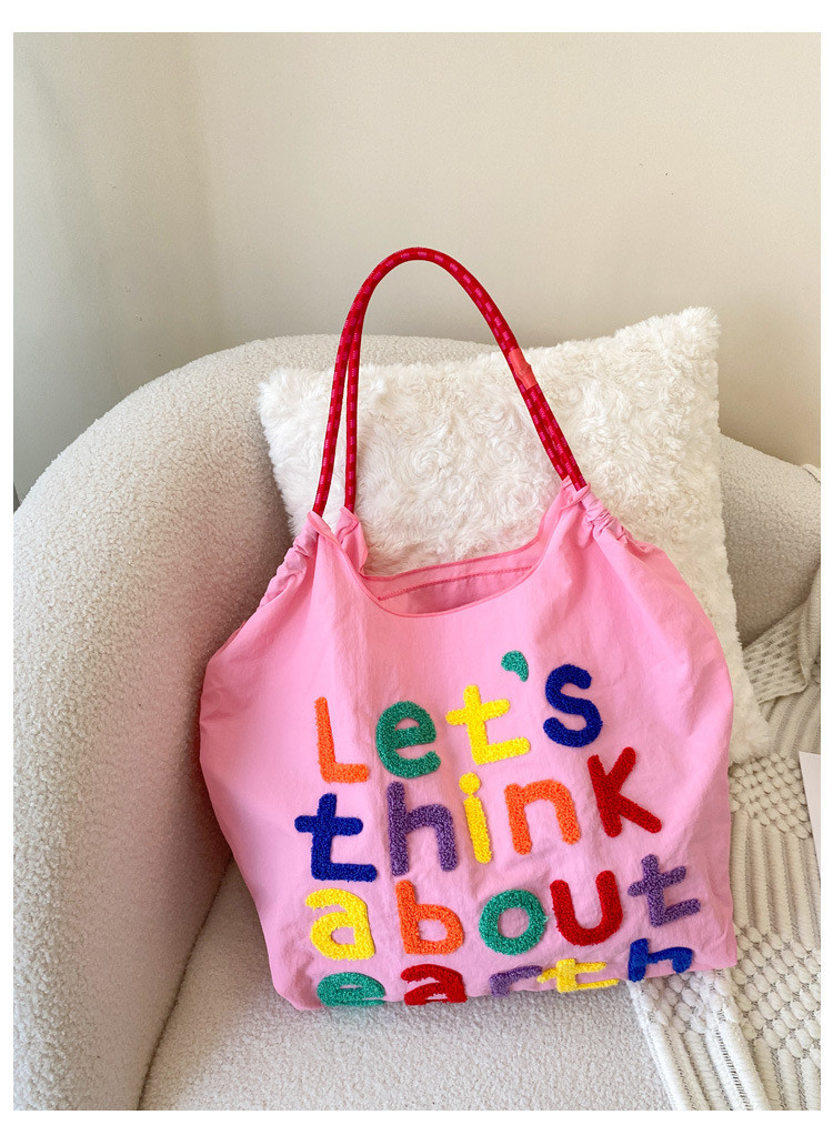 LARGE CAPACITY TOTE BAG KOREAN STYLE INS ALL-IN-ONE SHOULDER BAG FEMALE HAND CARRYING PORTABLE SHOPPING BAG