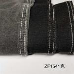 Jersey Knitted Denim Fabric For Shirt Pants Black Gray 190CM