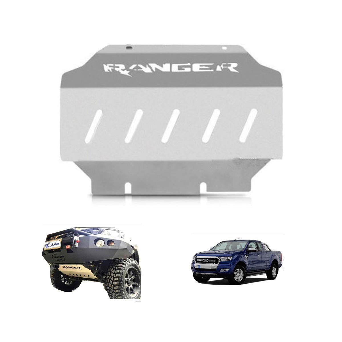 Mitsubishi Triton Skid Plate Ford Ranger T6 T7 Steel Material
