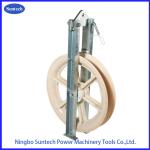 Single Nylon Sheave ACSR Overhead Line Conductor Stringing Blocks