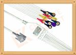 OEM Schiller ECG Monitor Cable One Piece Long Screws Snap IEC