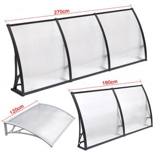 Wholesale Durable Solid Polycarbonate Awning , PC Door Canopy Patio Cover Long Life Span from china suppliers