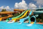 Water Game Playground Fiberglass Spiral Slide For Children Swimming Pool