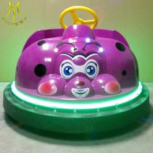 Wholesale Hansel coin operated type minni bumper car amusement park toys with led light from china suppliers