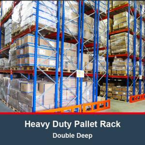 Wholesale Double Deep Heavy Duty Pallet Rack Selective Pallet Rack Warehouse Storage Rack from china suppliers