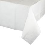 Airlaid Paper Table Cover White , Rectangular 6 Feet Table Cover