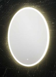 China Aluminum Alloy Frame Backlit Oval Bathroom Mirror 557X760 610X910 1010X760 on sale