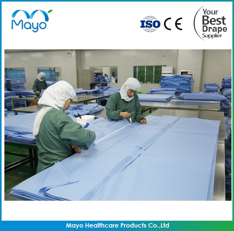 Cath Lab Angiography Drape Pack PE Disposable Sterile Surgical Drapes