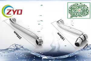 Wholesale 22mm Brass Welded Oblate Wall Mounted Swing Shower Facuet Spout Accessory PB Less Chrome Plated Abnormity Mixer Pipe from china suppliers