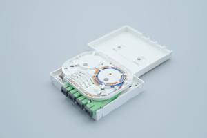 Wholesale Ftth 4 Ports SC APC Fiber Optic Wall Plate Outlet 40mm Radius from china suppliers