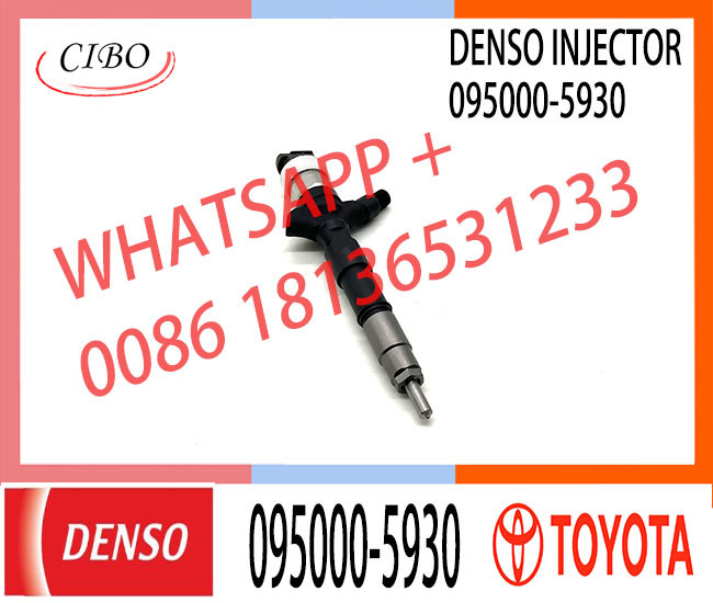 common rail injector 095000-5930 for toyota truck diesel pump injector 23670-09060 for toyota high pressure engine