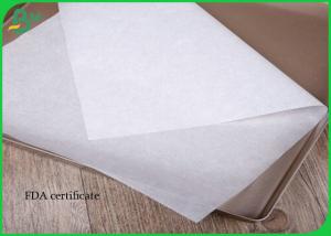 Wholesale 30g - 40g Greaseproof White Color Food Grade Paper Roll For Wrapping Food from china suppliers