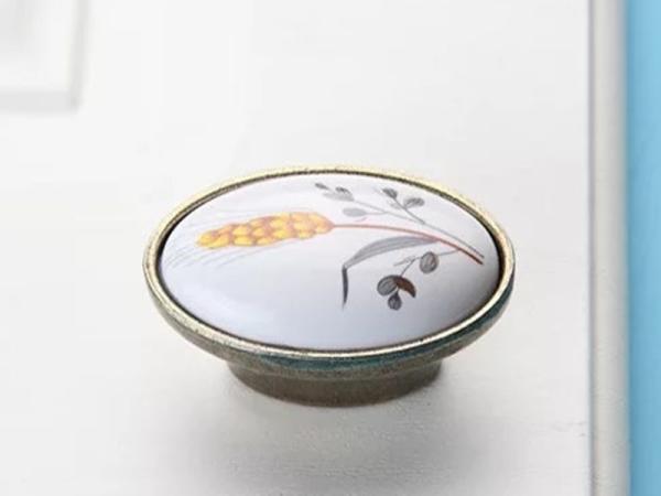Cabinet Porcelain Handles And Knobs Zinc Dresser Handles Pattern Ceramic