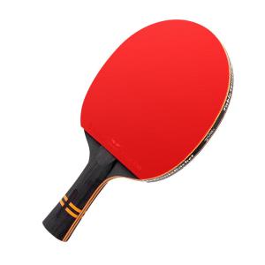 Wholesale Carbon Fiber Blade Material Table Tennis Rackets with Pure Wood Paddle and 5 Plies Natural Wood Bottom from china suppliers