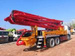 Refurbished SANY 37m Concrete Pump Installed On Mercedes-Benz Chassis Factory