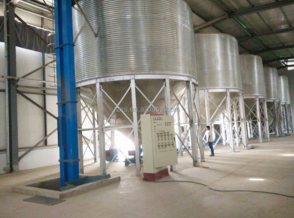 Steel Grain Storage Silos Prices for STR STG150 1500 Ton Load Cell Construction