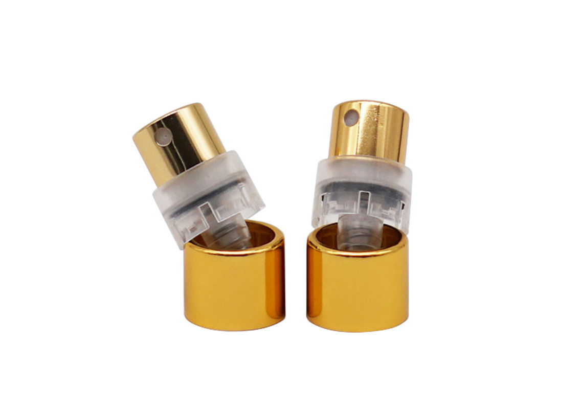 Aluminum Fea15 Crimpless Gold Sanitizer Perfume Spray Pump