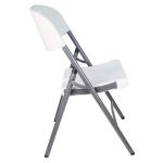 Lightweight HDPE Foldable Chair for Wedding Events Portable Plastic Metal