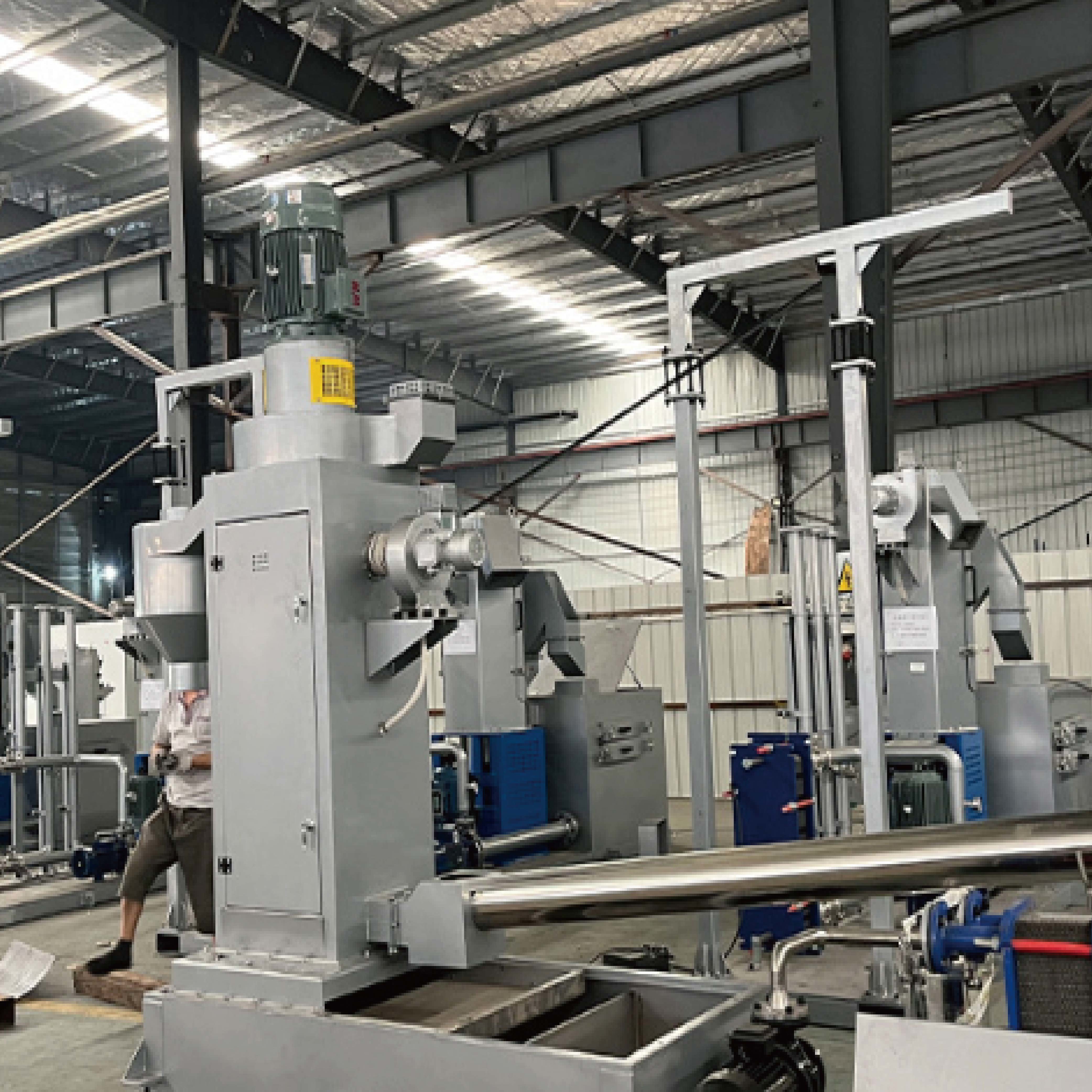 Extruder Parts Auxiliary Machine Air Cooled Die Surface Hot Cutting Pelletizing system