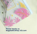 Logo Printed Slider Zipper Clear Pvc Bag For Package Vinyl Transparent Pvc Bag