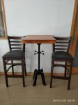 Mild Steel Bar Table legs Cast Iron Bar Table Bag Hooker Cafe Table Height 41''
