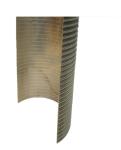 Solid Filtration SS304 600mm Length Sieve Bend Screen , Wedge Wire Mesh