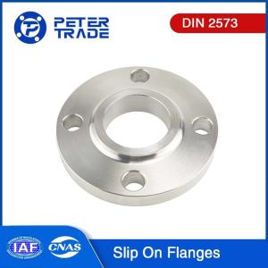 Wholesale DIN 2573 Raised Face Slip On Flanges Carbon Steel PN 6 ASTM A105 SORF Flanges for Industrial Applications from china suppliers