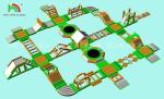 Inflatable Aqua Park Sea Blow Up Water Parks Aqua park Floating Obstacle