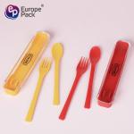 Healthy Eco-Friendly Plastic Cutlery Fork Spoon Set Travel Picnic Camping