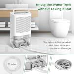 Removable Water Tank Portable Domestic Dehumidifier